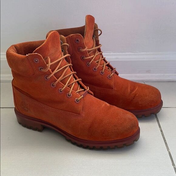 Timberland Other - Timberland Men's Orange Boots